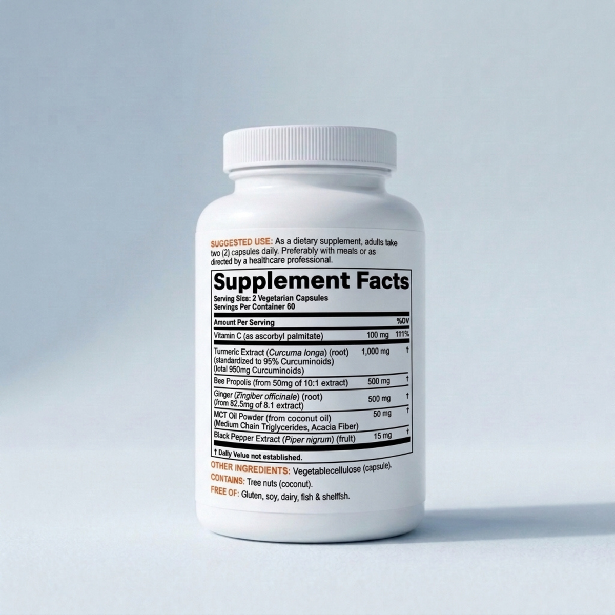CalmEase™ Turmeric Capsules For Eczema Prone Skin