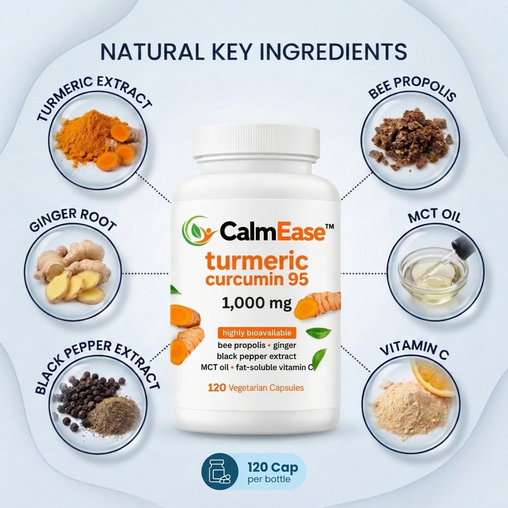 CalmEase™ Turmeric Capsules For Eczema Prone Skin