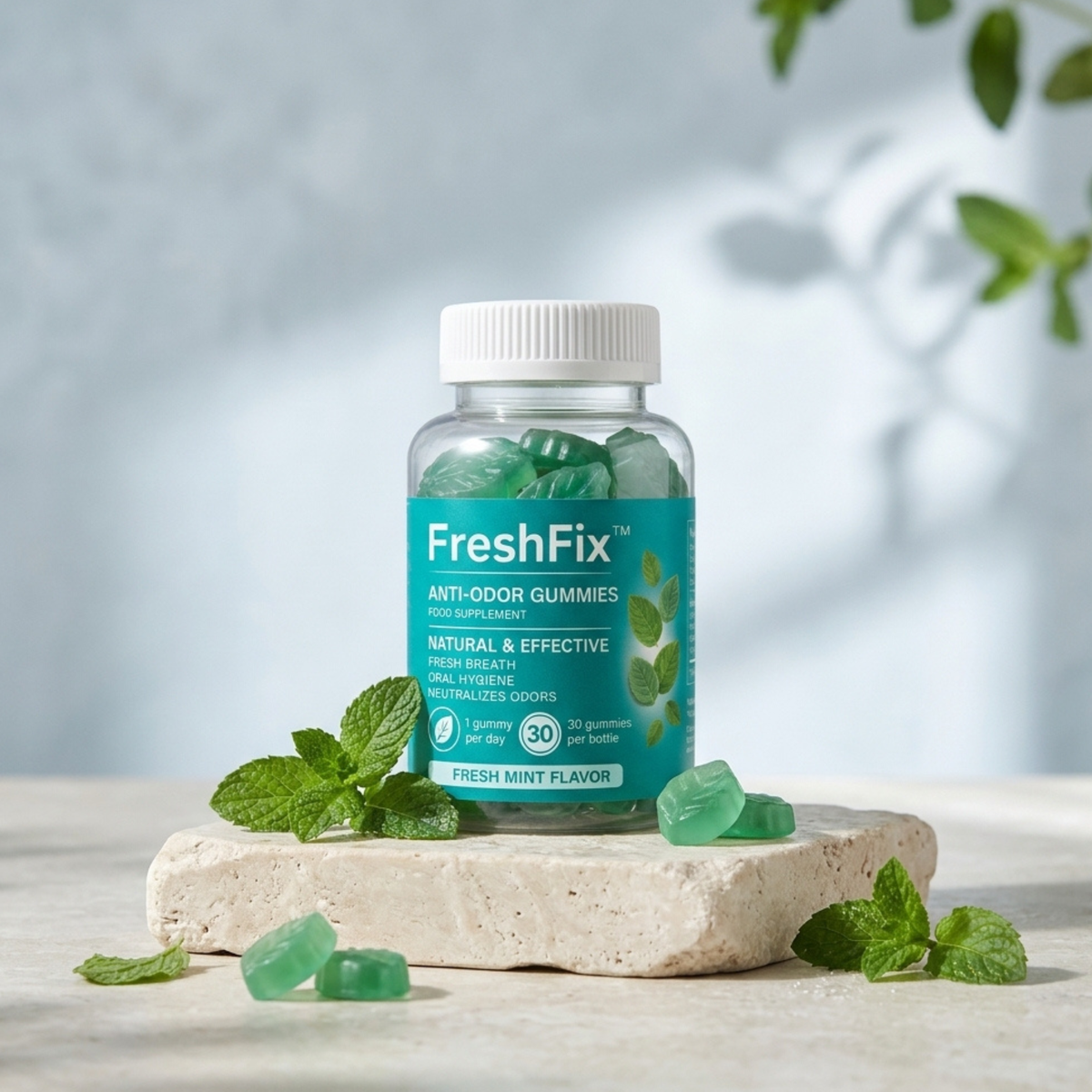 FreshFix™ Fresh Breath Mint Gummies