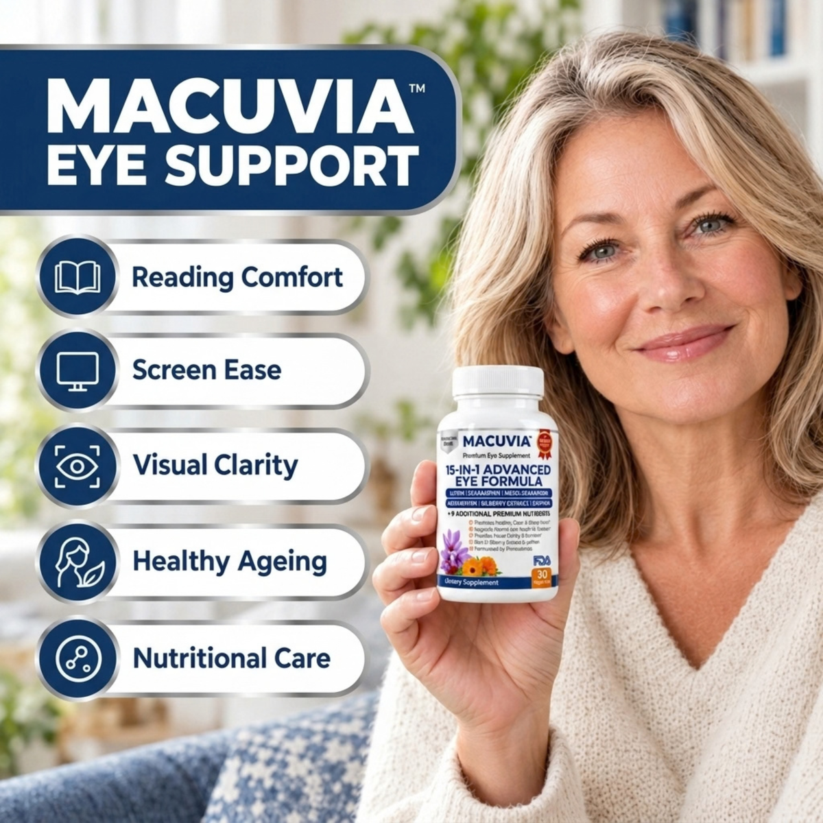Macuvia™ 15-in-1 Advance Eye Formula