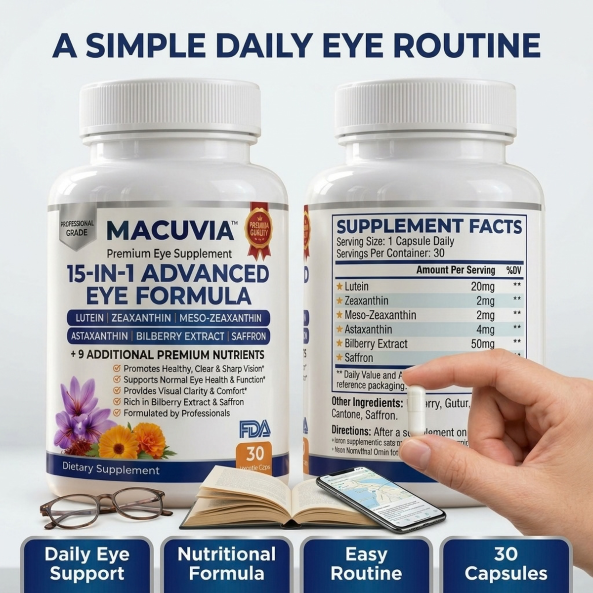 Macuvia™ 15-in-1 Advance Eye Formula
