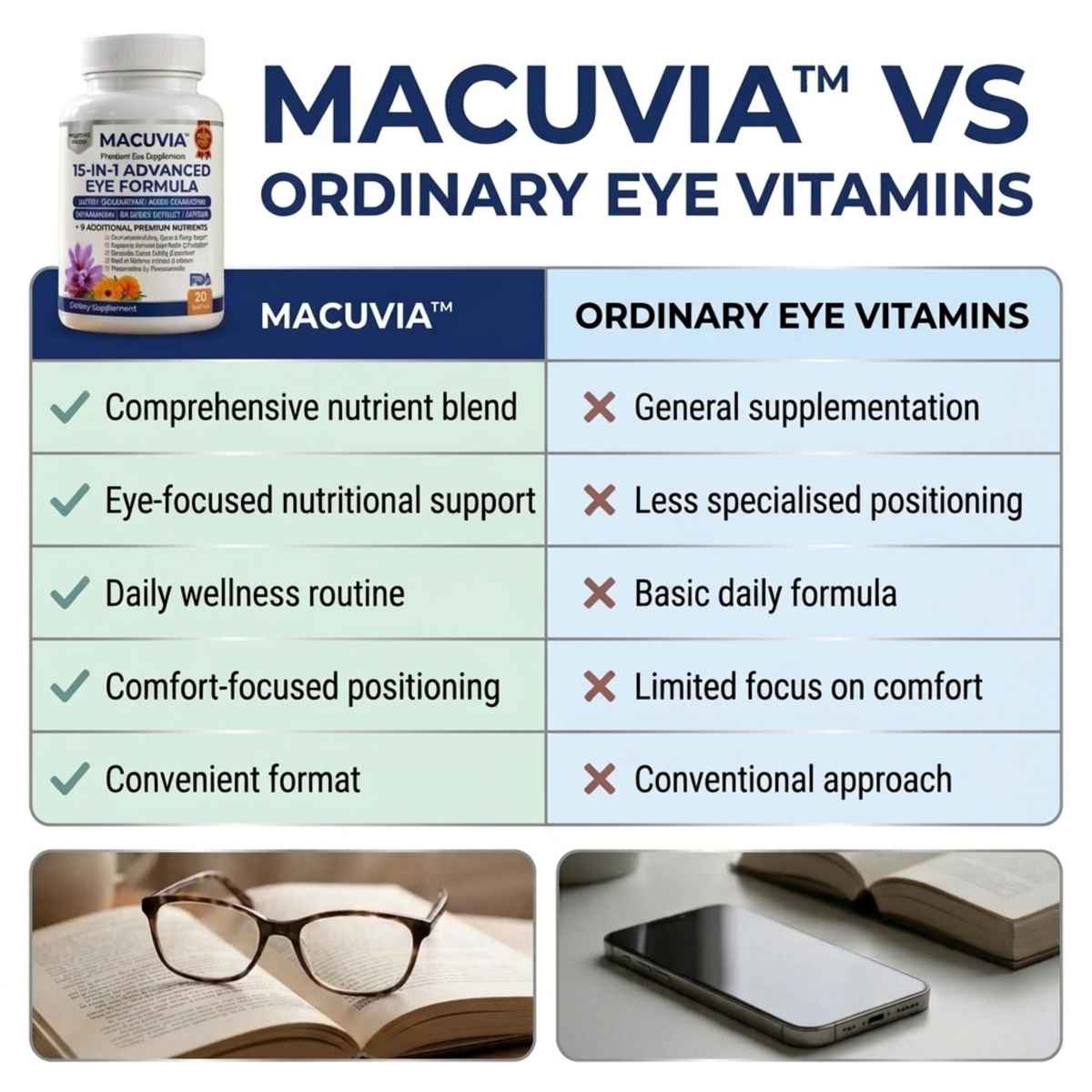 Macuvia™ 15-in-1 Advance Eye Formula